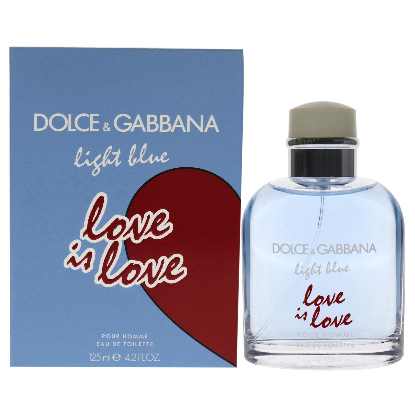 Light Blue Love Is Love by Dolce & Gabbana Eau De Toilette For Men - 125ML